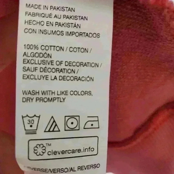 2 FOR $40 IZOD men's pink hoodie. Never worn, size small. - Picture 5 of 6